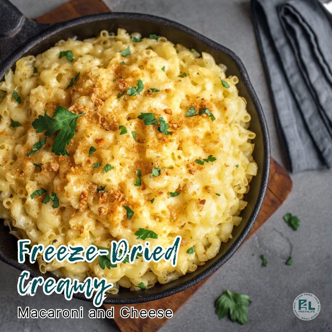 Freeze-Dried Creamy Macaroni and Cheese - Prep4Life
