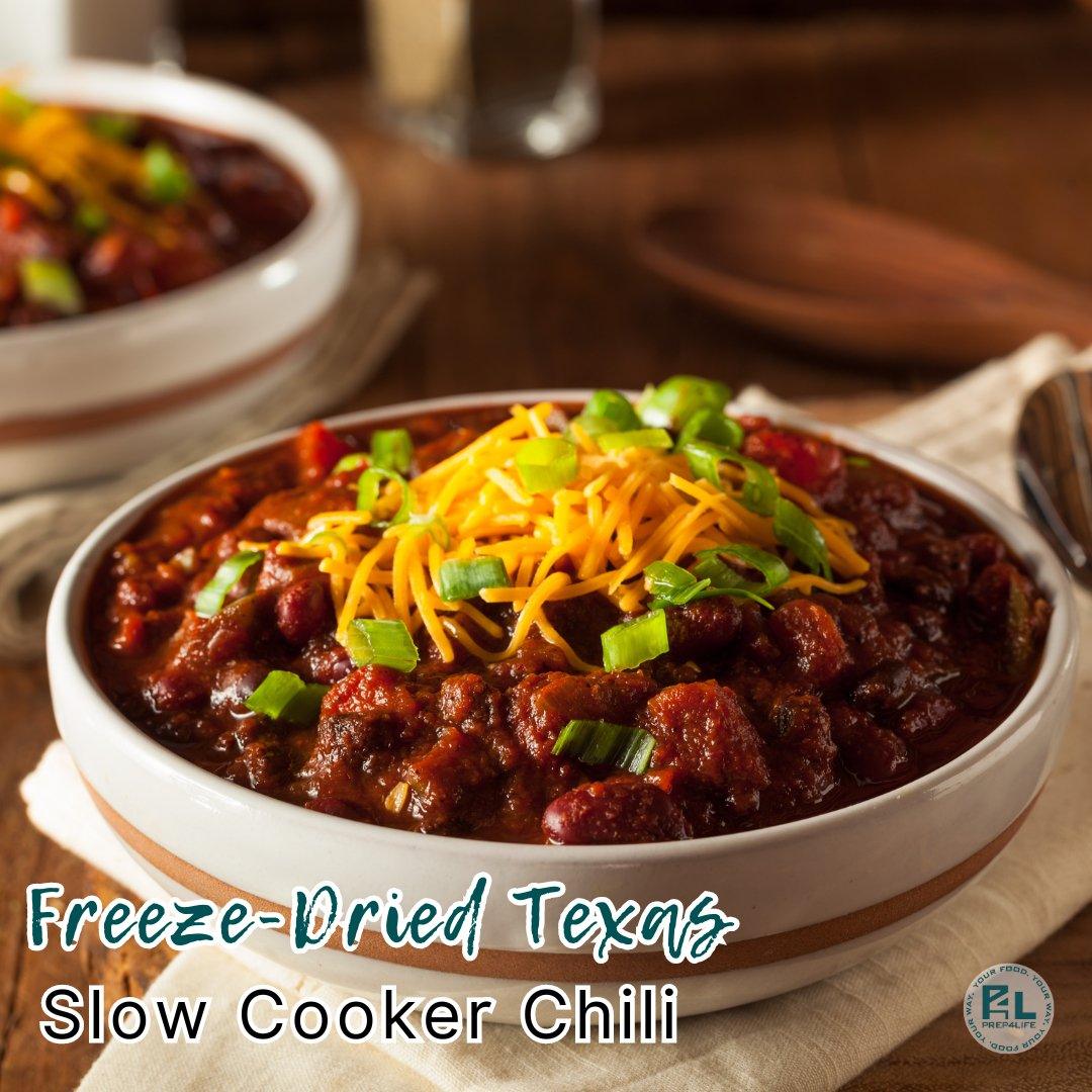 Freeze-Dried Texas Slow Cooker Chili - Prep4Life