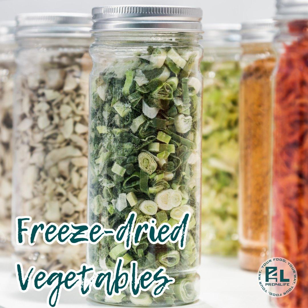 Freeze Dried Vegetables - Prep4Life