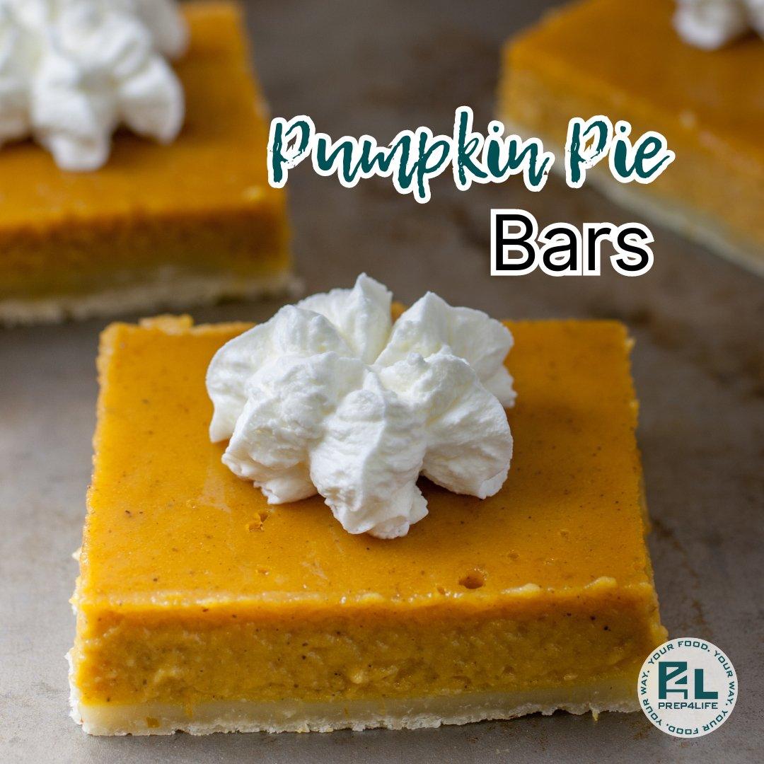 Pumpkin Pie Bars | PREP4LIFE | HOME FREEZE DRYER