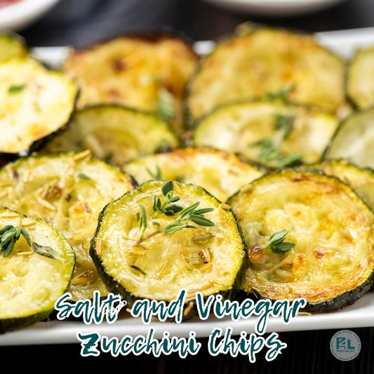 Salt and Vinegar Zucchini Chips