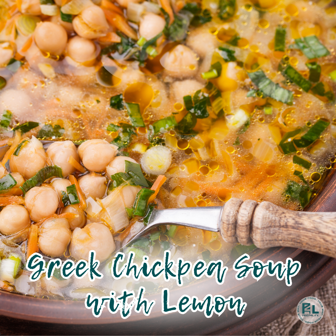 Greek Chickpea Soup with Lemon