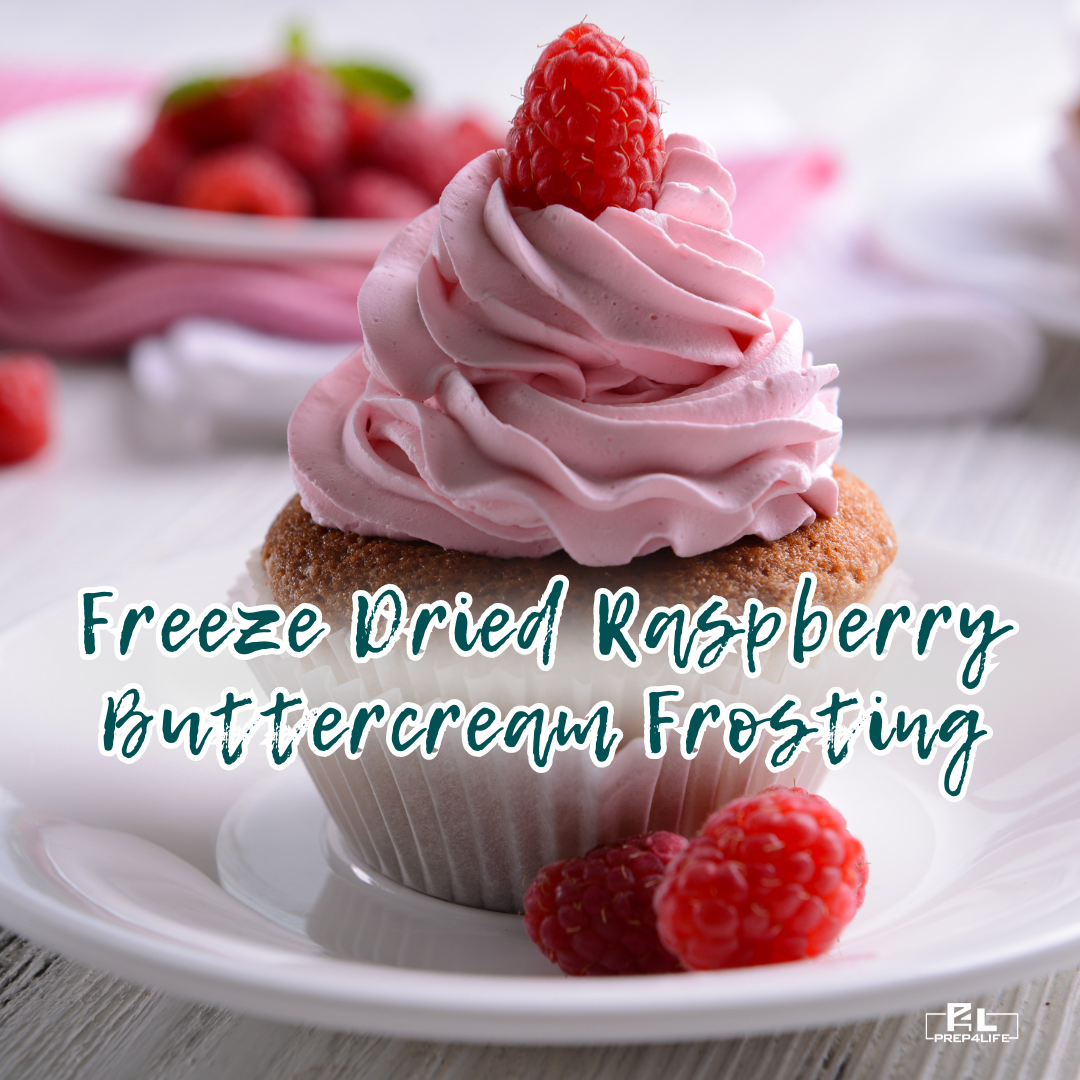 FREEZE DRIED RASPBERRY  BUTTERCREAM FROSTING