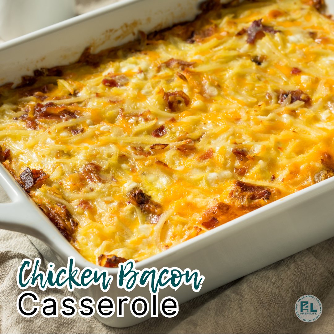 Chicken Bacon Ranch Casserole - Prep4Life