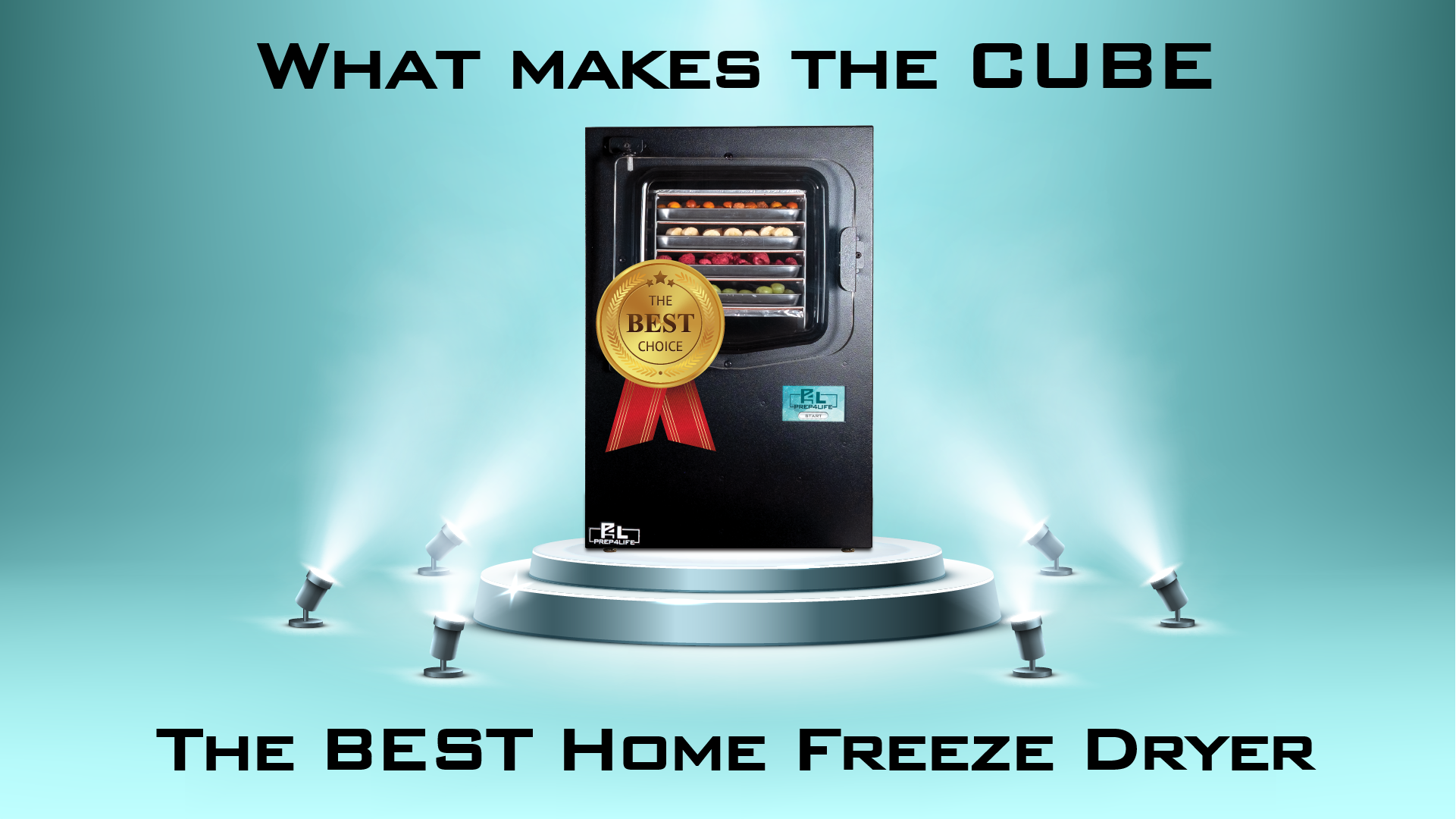 Load video: The Cube - The Most Intelligent Home Freeze Dryer