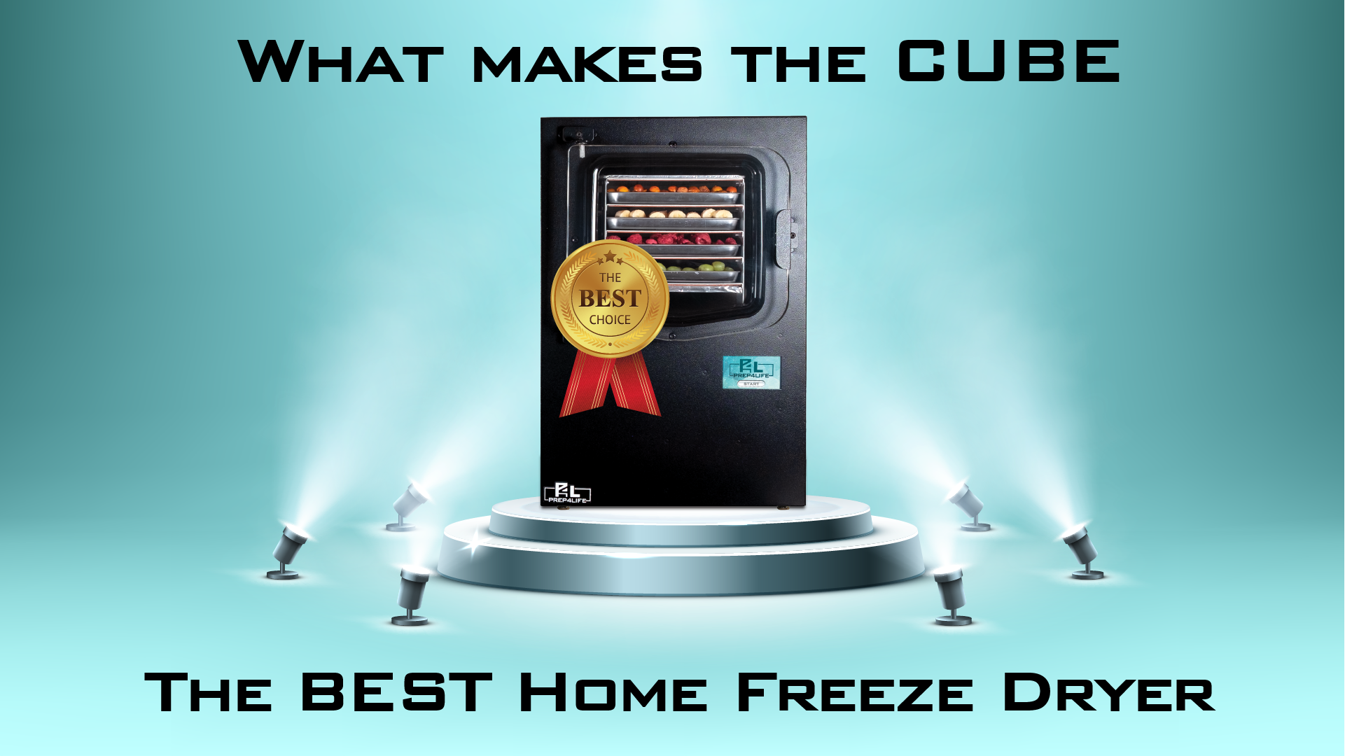 Load video: Cube Best Home Freeze Dryer